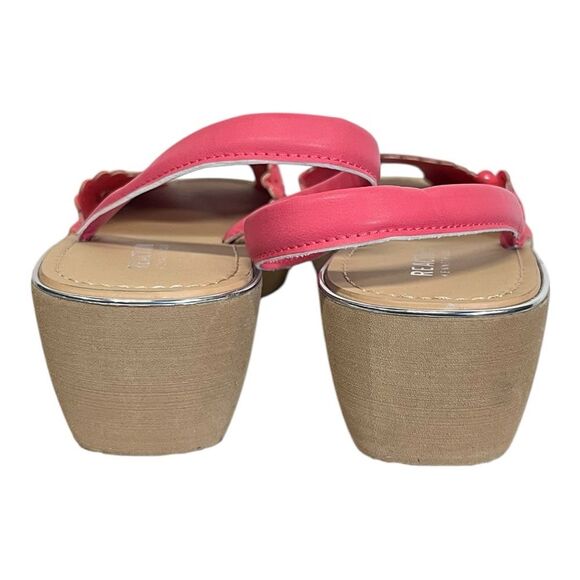 Kenneth Cole Reaction | Geranium Fine Glass Laser Slides Sandals 7.5 - Picture 6 of 11